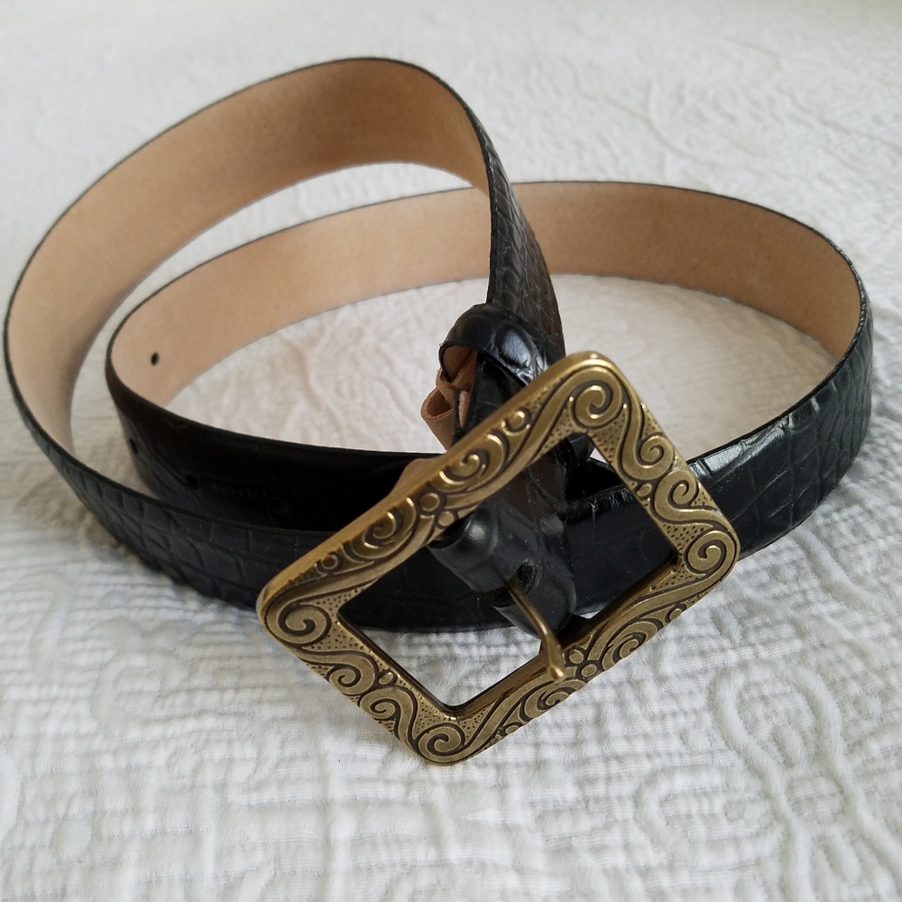 Lake Shore Drive Leather Belt - L